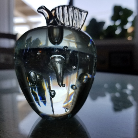 MSH ASH 1987 Vines Art Glass Apple 3 1/4" x 2 3/8" - Picture 12 of 15